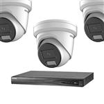 Hikvision 8 MP IP camerabewaking set 3 EXIR camera's