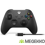 Microsoft Xbox Wireless Controller zwart + USB-C kabel