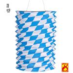 LAMPION WIT/BLAUW, BV