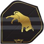 Bull's Retro Zwart 100 Std Flights