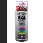 Dupli-Color Ral Acryl Ral 9011 Grafiet zwart Hoogglans 400 ml