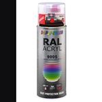Dupli-Color Ral Acryl Ral 9005 Diepzwart Hoogglans 400 ml