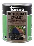 Houtcoat Zwart Waterbasis Zijdeglans 1 liter