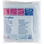 Afdekfolie LDPE 0,075 mm 4 x 5 m Zwart