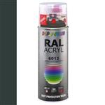 Dupli-Color Ral Acryl Ral 6012 Zwart groen Hoogglans 400 ml