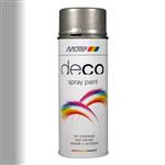 Motip Deco Paint Ral 9006 Blank Aluminium Metallic Hoogglans 400 ml