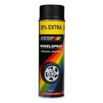 Motip Velgenlak Zwart Matt 500 ml