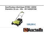 RYOBI Elektrische Verticuteer-/Beluchter RY1400SF35B