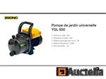 Universele tuinpomp ZGONC GARDENLINE YGL 650