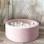 Ballenbad - Soft Velvet - 90x30cm - Light Pink Excl ballen