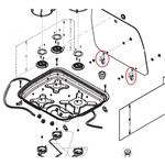 Dometic CE99-ZF460 Kit Scharnier Compleet (2pc)