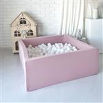 Ballenbad - Cotton- 106x106x40 cm - Pink Excl ballen