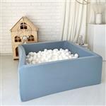 Ballenbad - Cotton- 106x106x40 cm - Blue Excl ballen