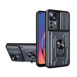 Xiaomi Redmi Note 13 Pro (4G) - Card Slot Hoesje met Kickstand en Camera Slide - Pop Grip Cover - Gr