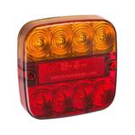 LED Autolamps Achterlicht LED universeel remlicht knipperlicht    achterlicht rechthoek reflector IP
