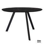 Eettafel Rond Berlin Zwart 130