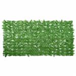 vidaXL Balkonscherm met groene bladeren 200x100 cm