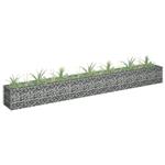 vidaXL Gabion plantenbak verhoogd 270x30x30 cm gegalvaniseerd staal