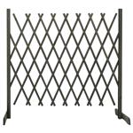 vidaXL Tuinlatwerk 180x100 cm massief vurenhout grijs