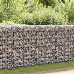 vidaXL Gabion mand 200x50x100 cm gegalvaniseerd staal