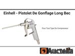 EINHELL persluchtblaaspistool met lange tuit