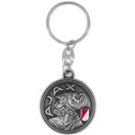 Ajax Sleutelhanger Rood Wit Oud Logo