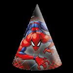 Spiderman Feesthoedjes Papier 6st