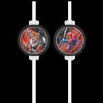 Spiderman Rietjes Papier 4st