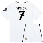 Kingdo Real Madrid Voetbaltenue Vini JR. Thuis - Kind