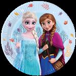 Frozen Borden 23cm 8st