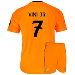 Kingdo Real Madrid Voetbaltenue Vini JR. Uit - Kind
