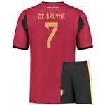 Kingdo Belgie Voetbaltenue De Bruyne Thuis - 2024-2026 - Kind en Volwassenen