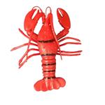 Kreeft decoratie 21 * 24 cm maritiem kunststof Maritiem Kreeft