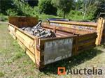 Dieplader container met zijwanden 10 m³