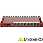 Mikrotik L009UiGS-RM bedrade router 2.5 Gigabit Ethernet, Gigabit Ethernet Rood