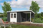 Blokhut met overkapping Tampa 481X292 vuren