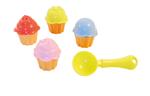 Zandvormen - cupcakes + schepper