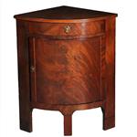 Lage 1-deurs Biedermeier hoekkast met deur en lade Hollands  ca 1820 (No.432715)