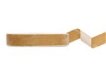 Velour lint goud 25mm/10m