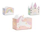 Unicorn en kastelen snackbakjes 6st
