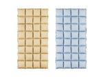 Folie ballon deurgordijn beige/blauw 110cm