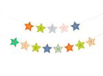 Happy birthday slinger ster 260x16.5 cm