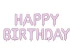 Foil Balloon Happy Birthday, 340x35cm, purple