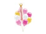 1 Jaar Ballonnen Set Roze 9 delig