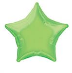 Ster Helium Ballon Lime Groen Leeg 50cm