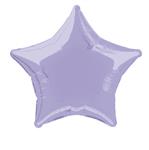 Ster Helium Ballon Paars Licht Leeg 50cm