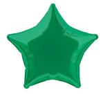 Ster Helium Ballon Groen Leeg 50cm