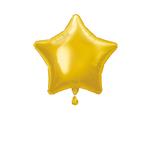 Folie Ballon ster goud 50cm
