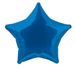 Folie ballon ster blauw 50cm