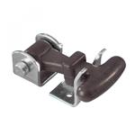 Rubberen aantrekker 70mm zwart